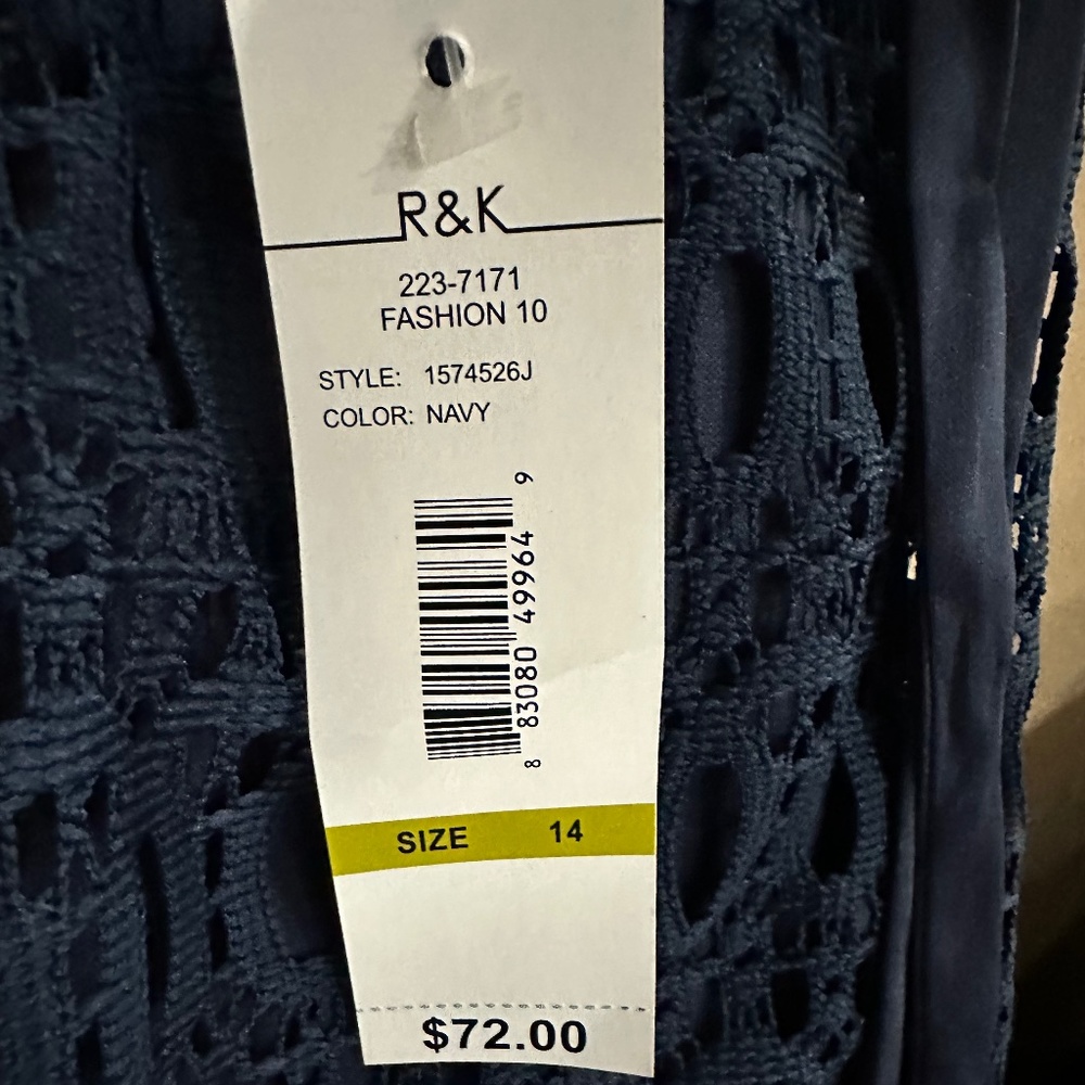 Dark blue dress